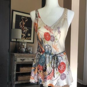 Anthropologie Brand Tiny brand Silk Tank
